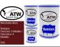 Preview: Mercedes-Benz, Designo Varicolor 3 Metallic / Varicolour II Metallic, 034: 500ml Lackdose + 500ml Klarlack + 250ml Härter - Set, von ATW Autoteile West.